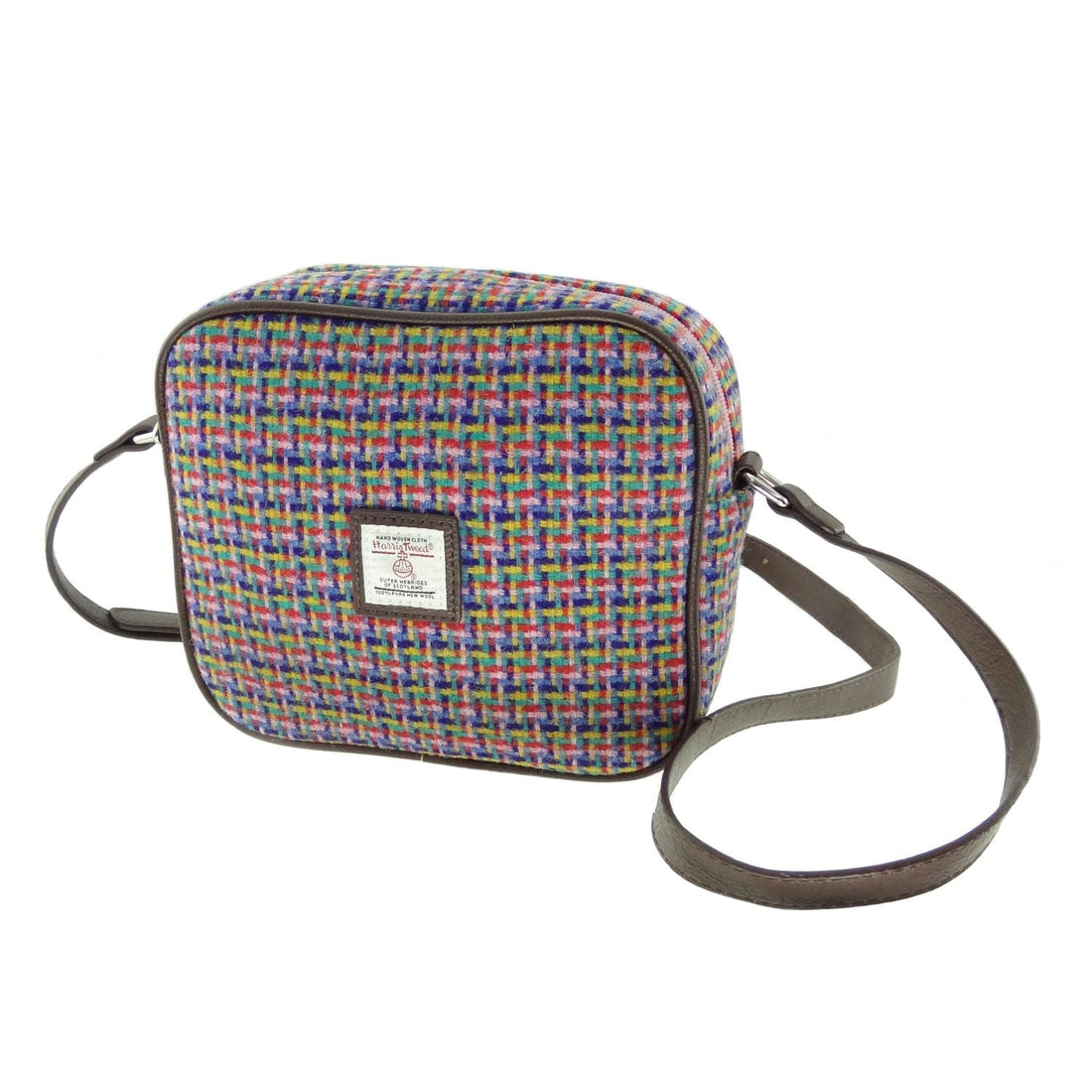 Glen Appin Harris Tweed Almond Mini Handbag Jazzy Weave