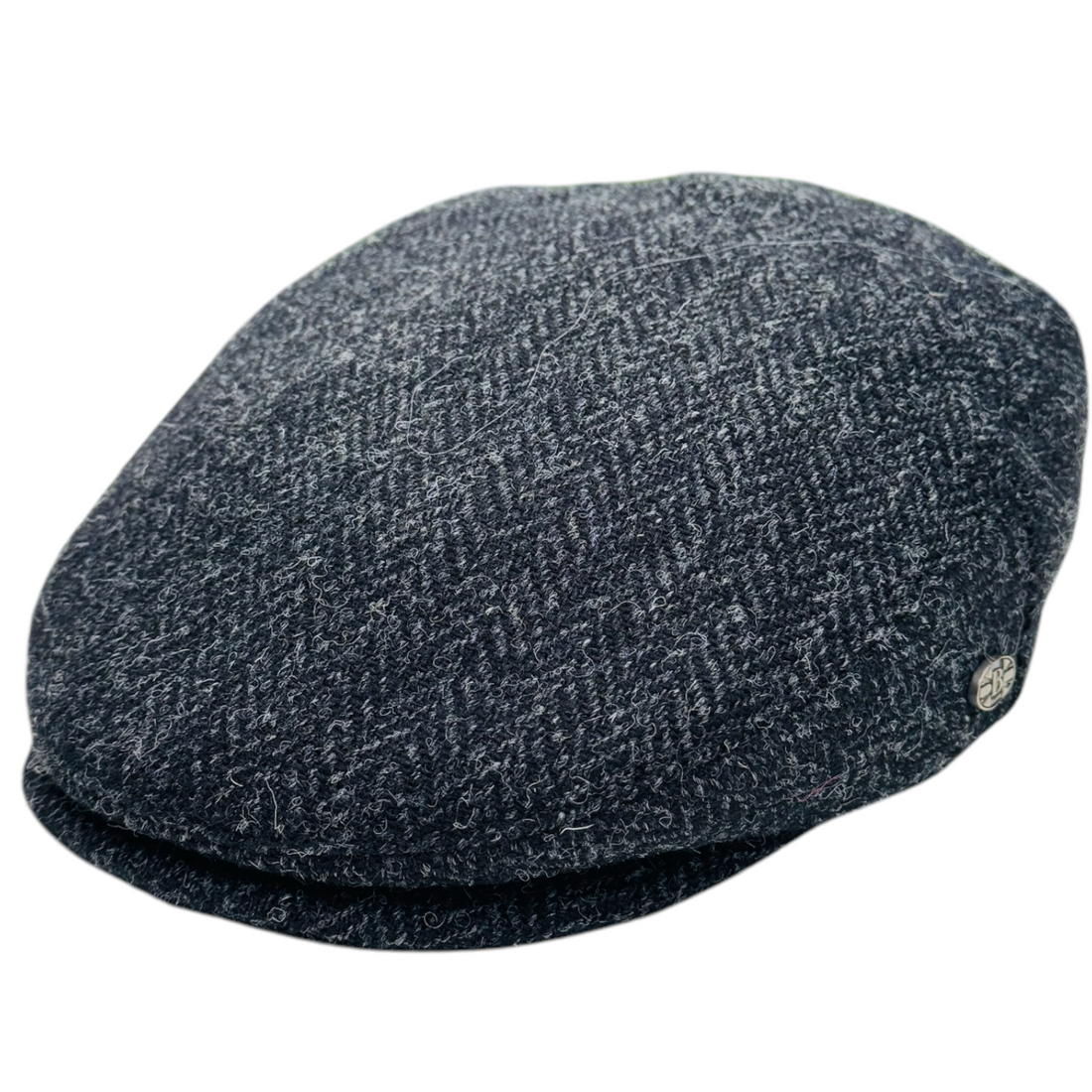 Bullantic - Gladwin Bond Harris Herringbone Wool Flat Cap