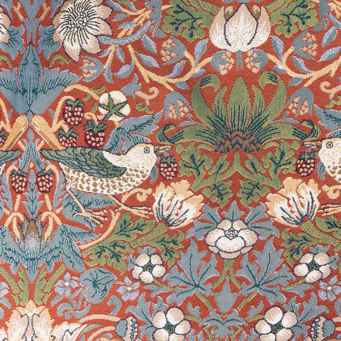 William Morris Strawberry Thief Red - Convertible Bag
