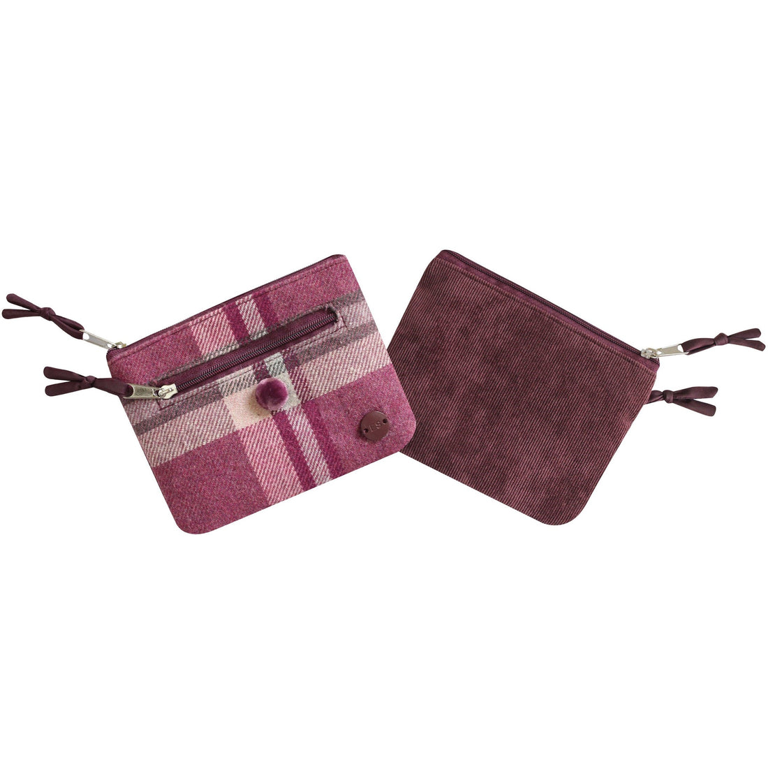 Winton Purple Emily Tweed Coin Purse by Earth Squared