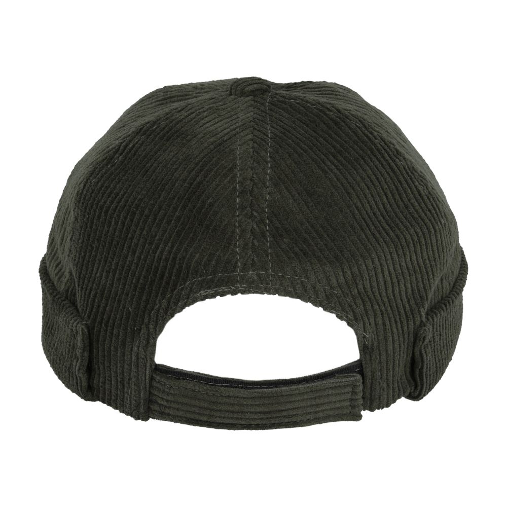 Carbon212 Corduroy Rolled Cuff Retro Fashion Brimless Docker Hat