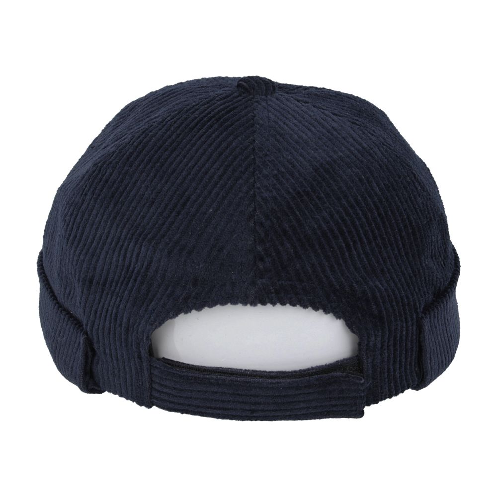 Carbon212 Corduroy Rolled Cuff Retro Fashion Brimless Docker Hat