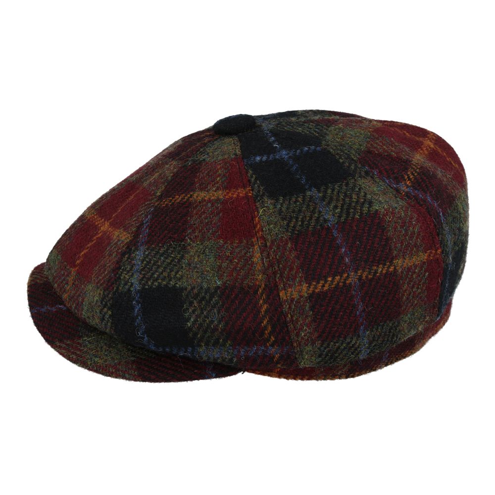 Gladwin Bond Harris Tweed Wool Newsboy Cap