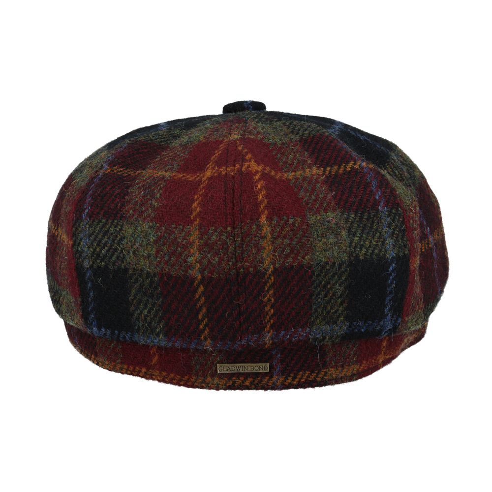 Gladwin Bond Harris Tweed Wool Newsboy Cap