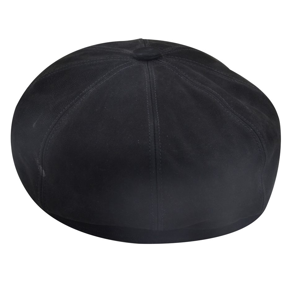 Bullantic - Gladwin Bond Leather Look Newsboy Cap