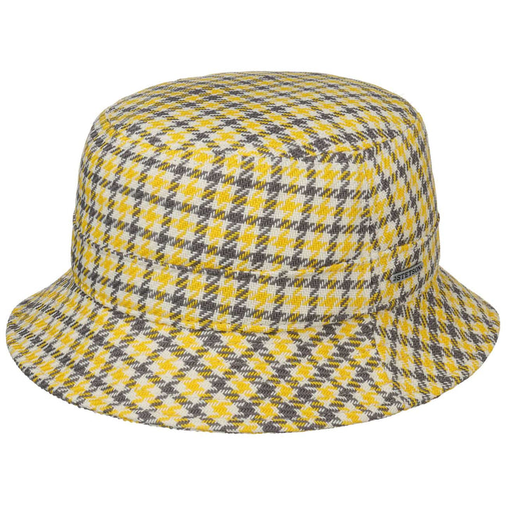 Stetson Bolcott Bucket Check Cloth Hat