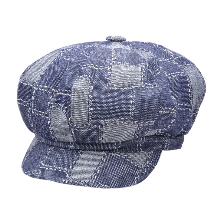 G&H Denim Print Patch Bakerboy Spitfire Caps
