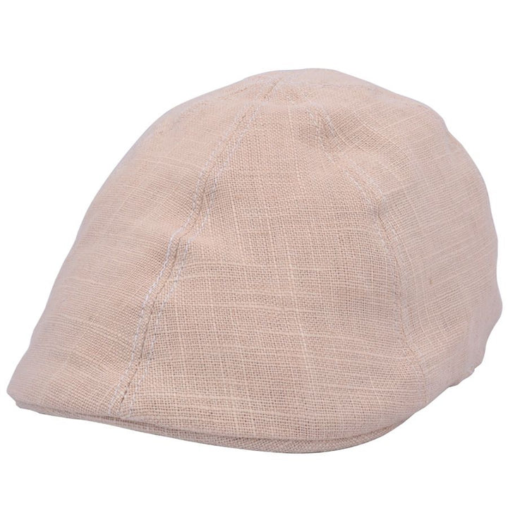 G&H Linen Duckbill 6-Panel Flat Cap