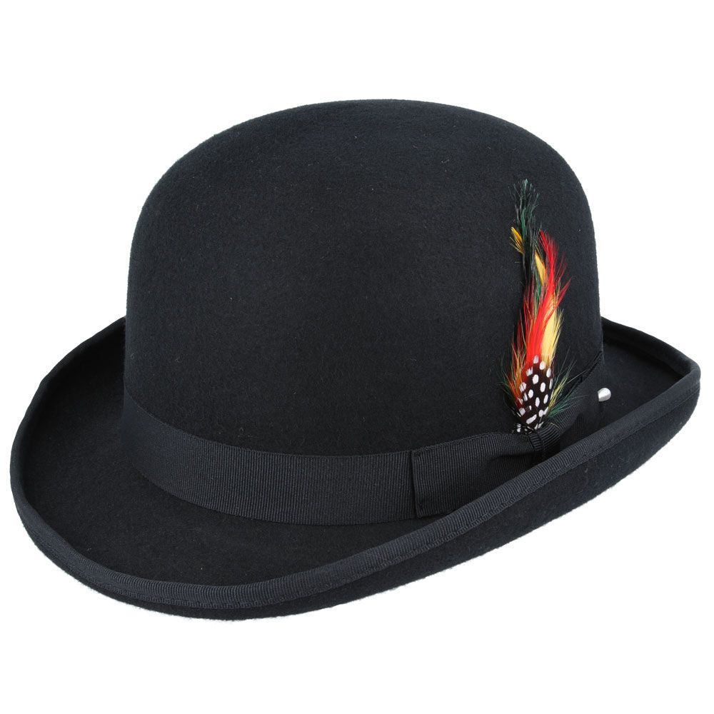 Maz Hard Felt Bowler Hat