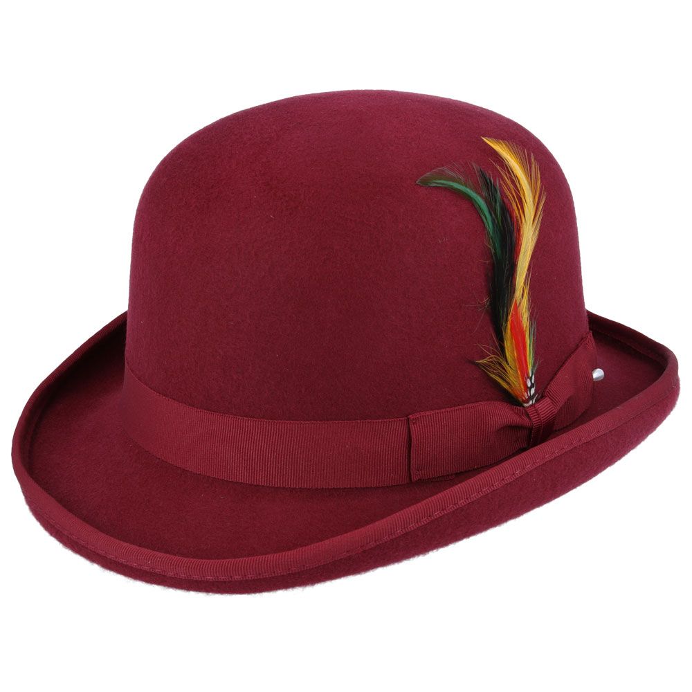 Maz Hard Felt Bowler Hat