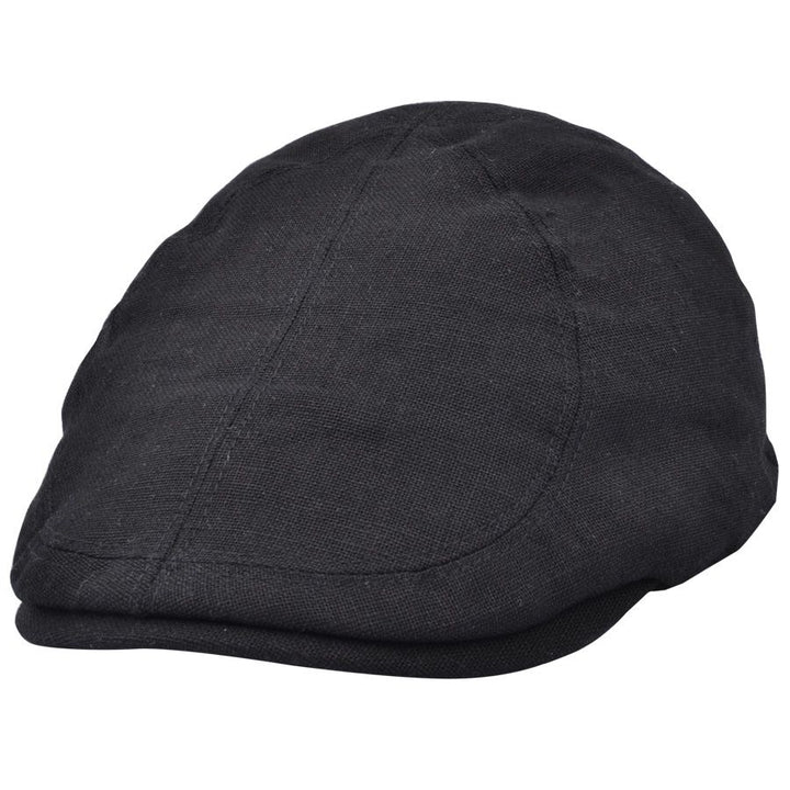 G&H Linen Duckbill 6-Panel Flat Cap