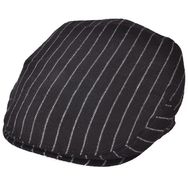 G&H Pinstripe Flat Cap