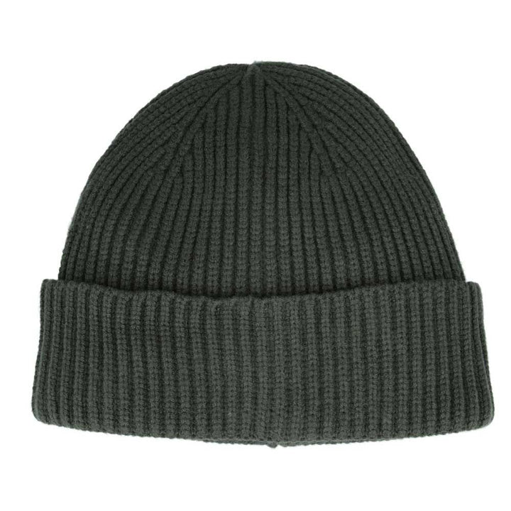 Maz Skull Ribbed Knit Trawler Beanie