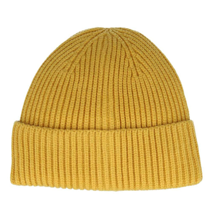 Maz Skull Ribbed Knit Trawler Beanie