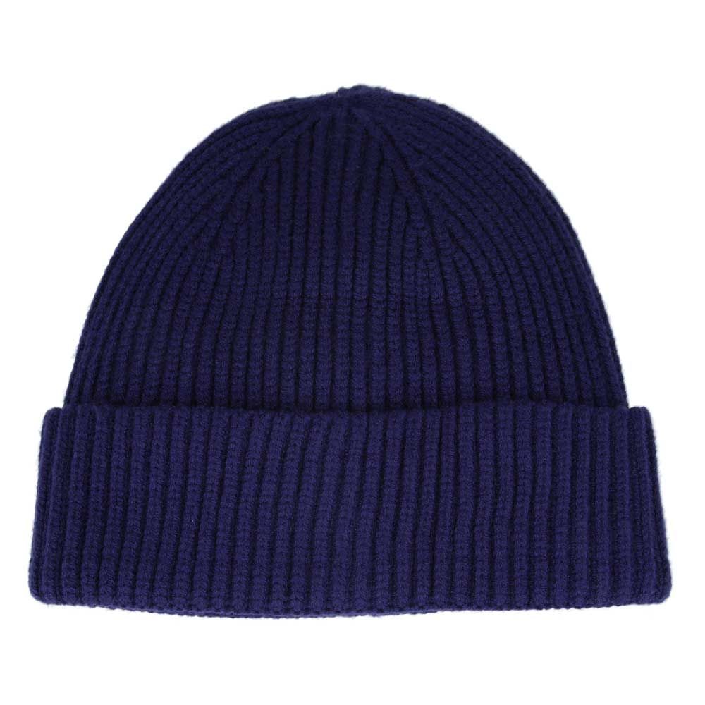 Maz Skull Ribbed Knit Trawler Beanie