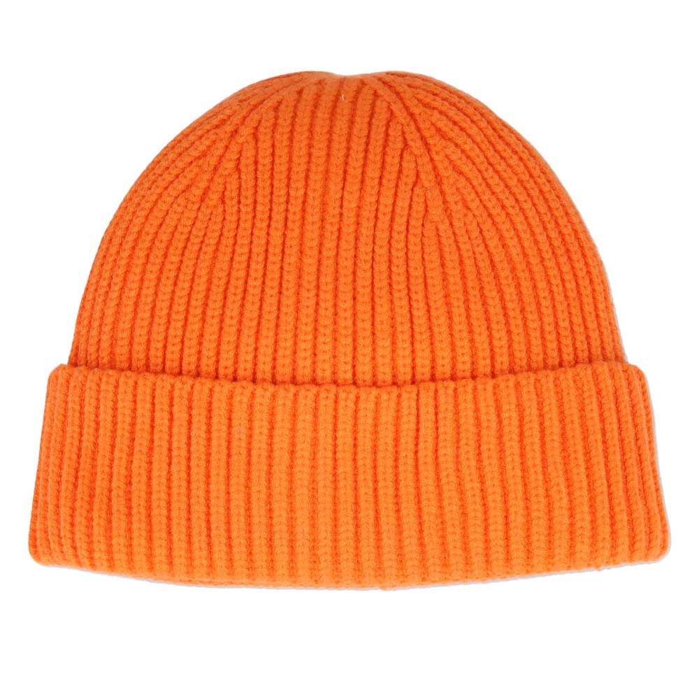 Maz Skull Ribbed Knit Trawler Beanie