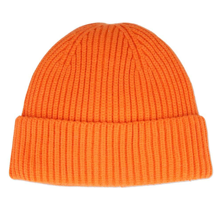 Maz Skull Ribbed Knit Trawler Beanie