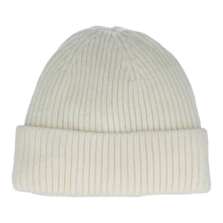 Maz Skull Ribbed Knit Trawler Beanie