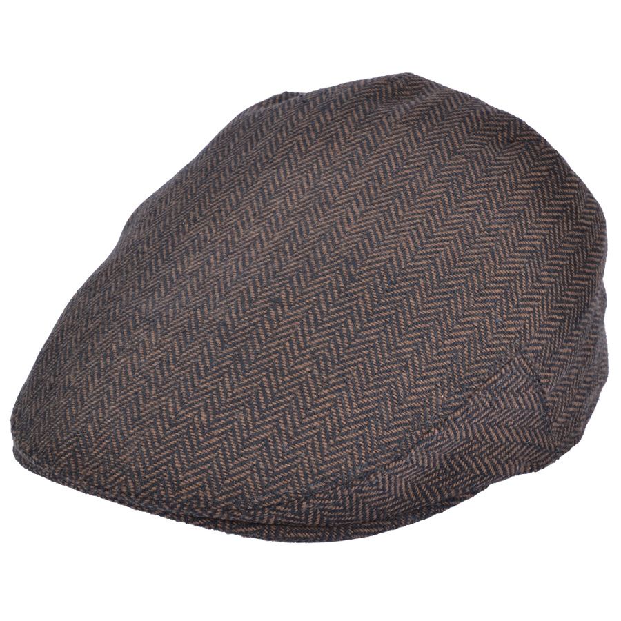Kids G&H Herringbone Flat Cap