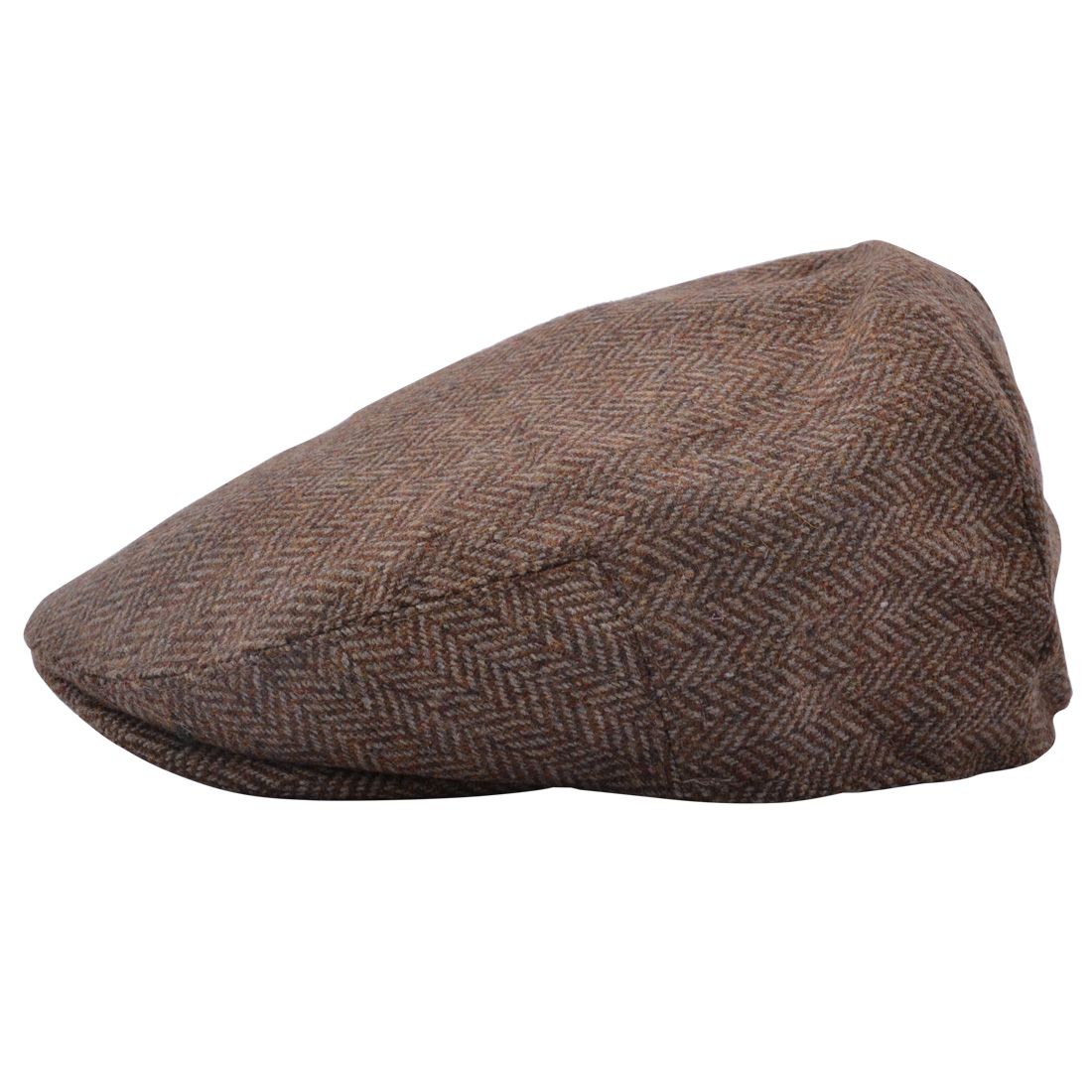 G&H Wool Herringbone Flat Cap