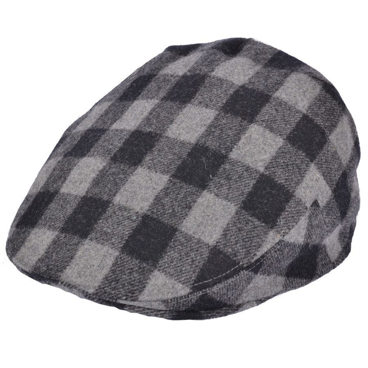 G&H Check Tweed Flat Cap