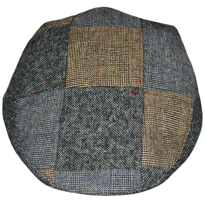 G&H Tweed Patch Flat Cap