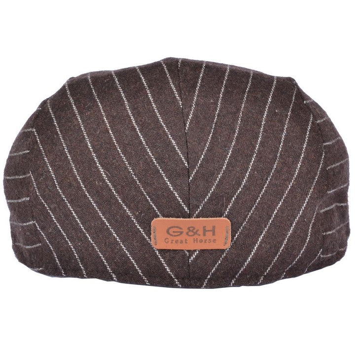 G&H Pinstripe Flat Cap