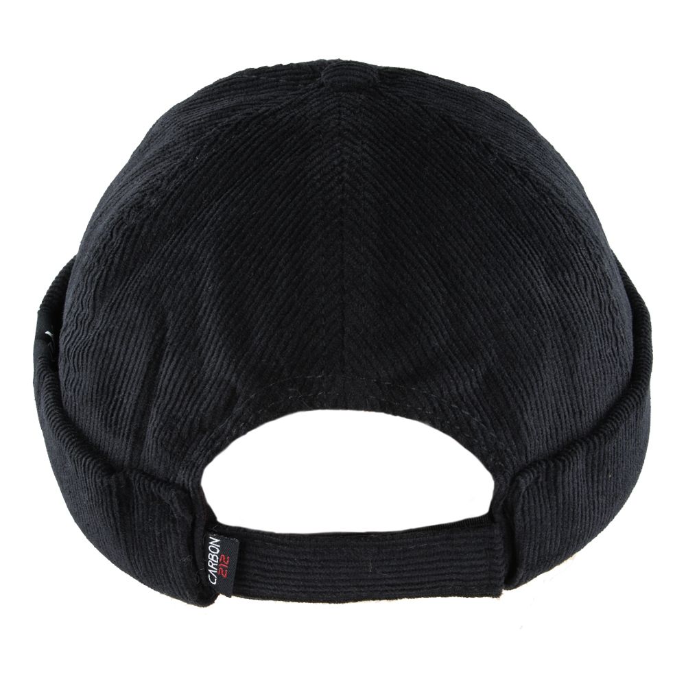 Carbon212 Corduroy Rolled Cuff Retro Fashion Brimless Docker Hats