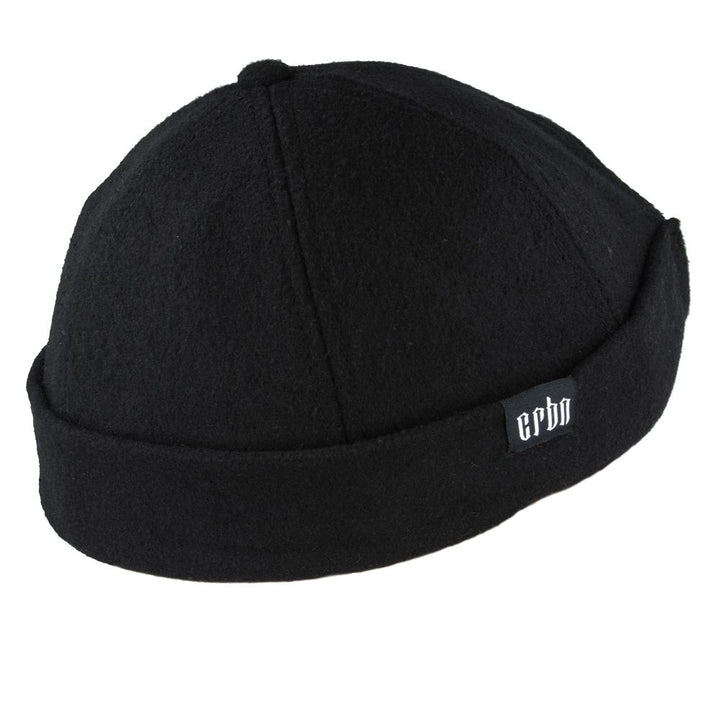 Carbon212 Wool Rolled Cuff Retro Fashion Brimless Docker Hats