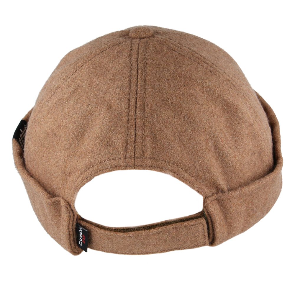 Carbon212 Wool Rolled Cuff Retro Fashion Brimless Docker Hats