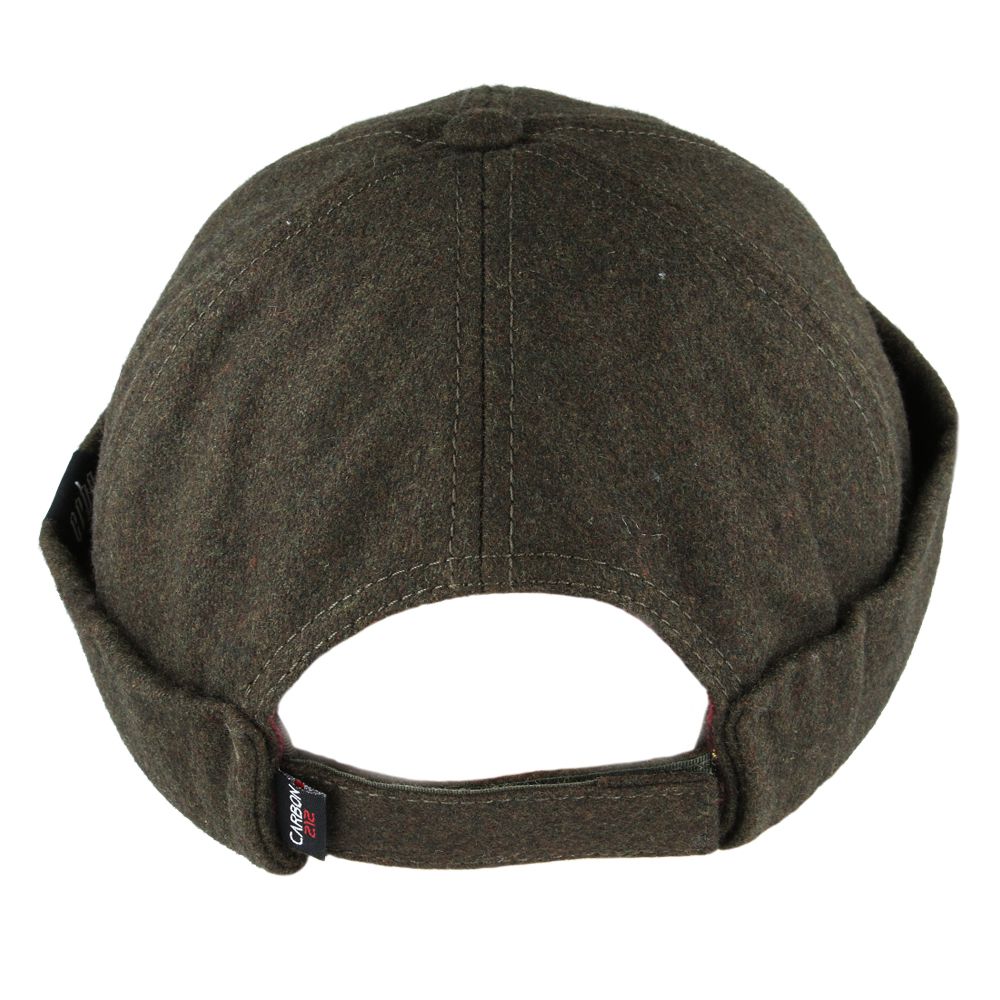 Carbon212 Wool Rolled Cuff Retro Fashion Brimless Docker Hats