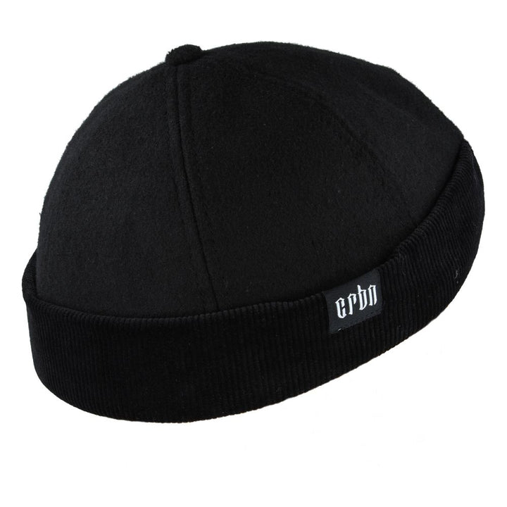 Carbon212 Wool Rolled Cuff Retro Fashion Brimless Docker Hats