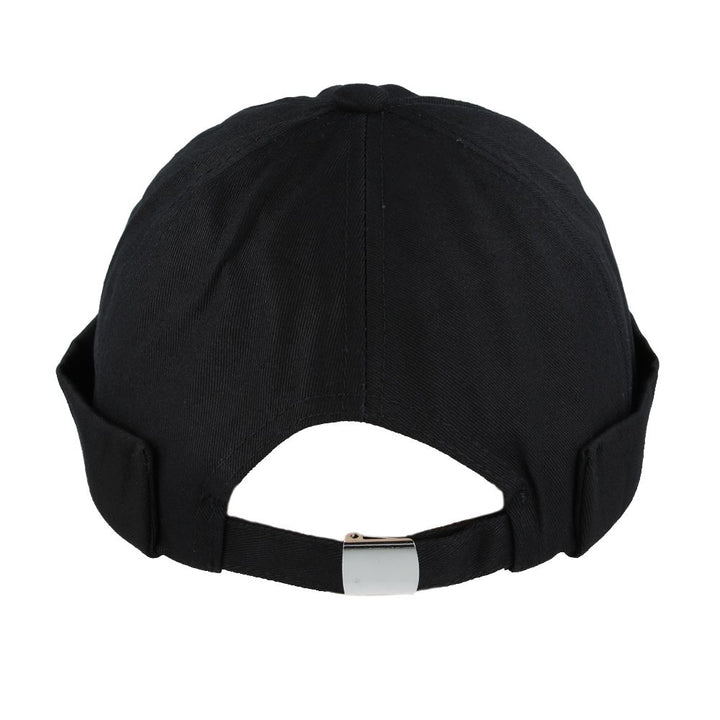 Maz Cotton Docker Rolled Cuff Retro Fashion Brimless Hat