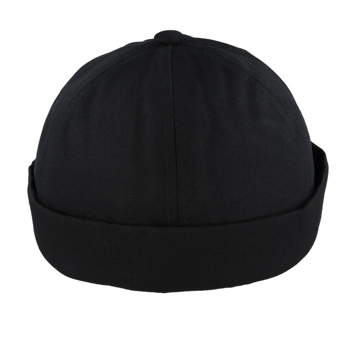 Maz Cotton Docker Rolled Cuff Retro Fashion Brimless Hat