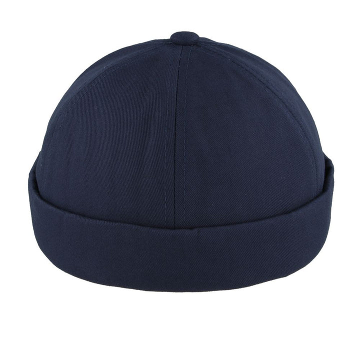 Maz/ carbon 212 Cotton Docker Rolled Cuff Retro Fashion Brimless Hat