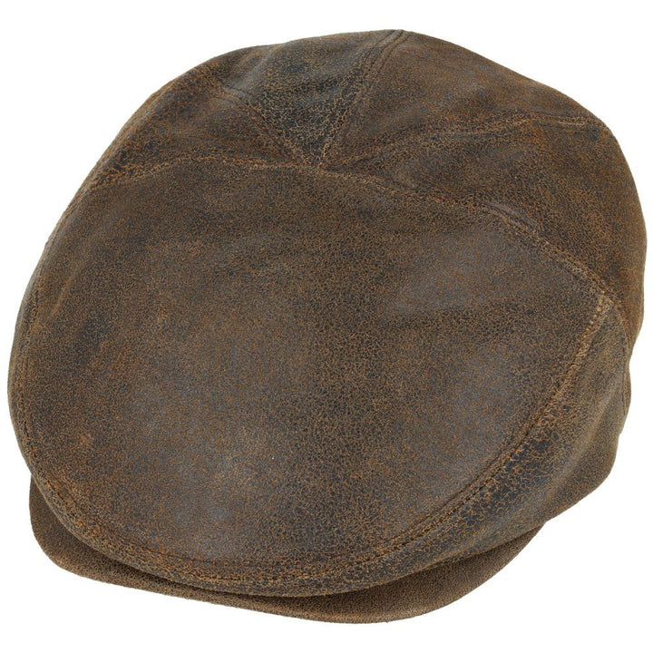 Bullantic - Gladwin Bond Sheep Skin Leather Flat Cap