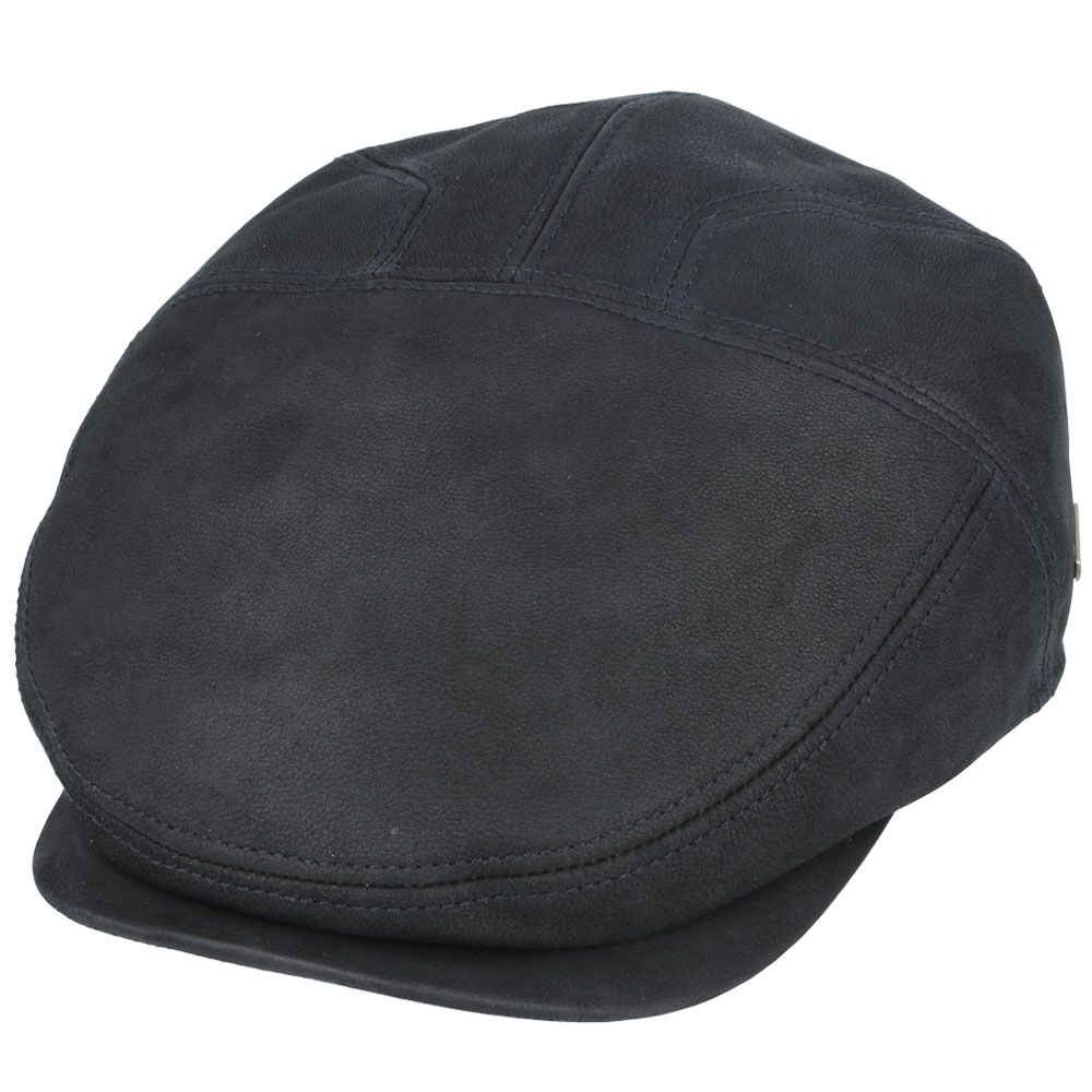 Bullantic - Premium Sheep Skin Leather Gladwin Bond Hatters London Flat Cap