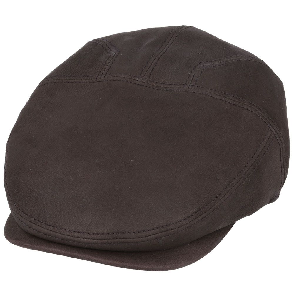 Bullantic - Premium Sheep Skin Leather Gladwin Bond Hatters London Flat Cap