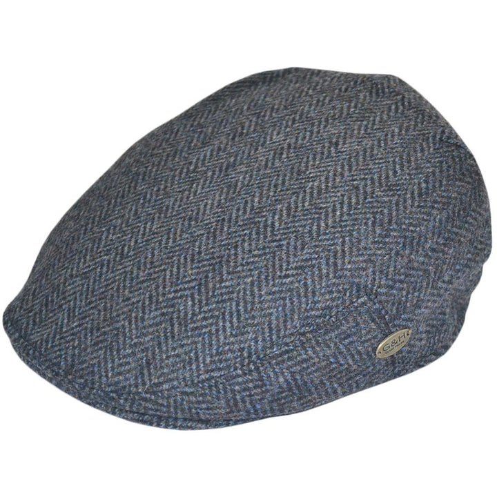 G&H Wool Herringbone Flat Cap