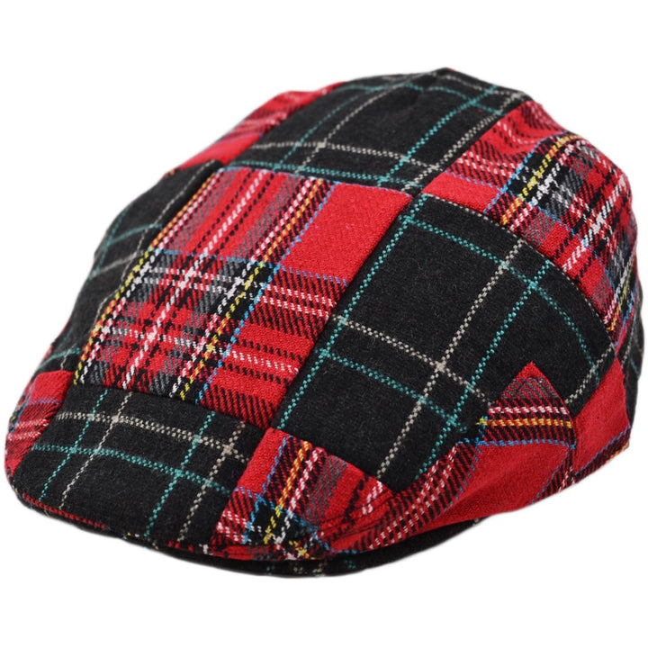 G&H Tartan Patch Flat Cap