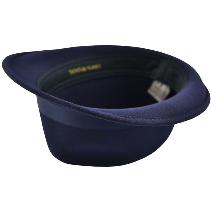 Maz Crushable Wool Felt Trilby Hat, Navy