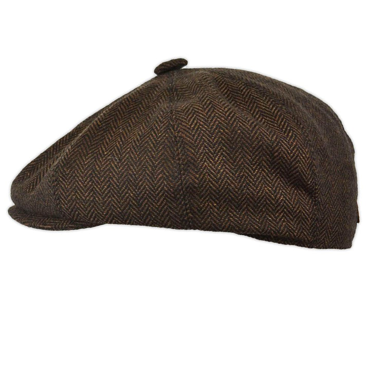 G&H Herringbone Newsboy Cap