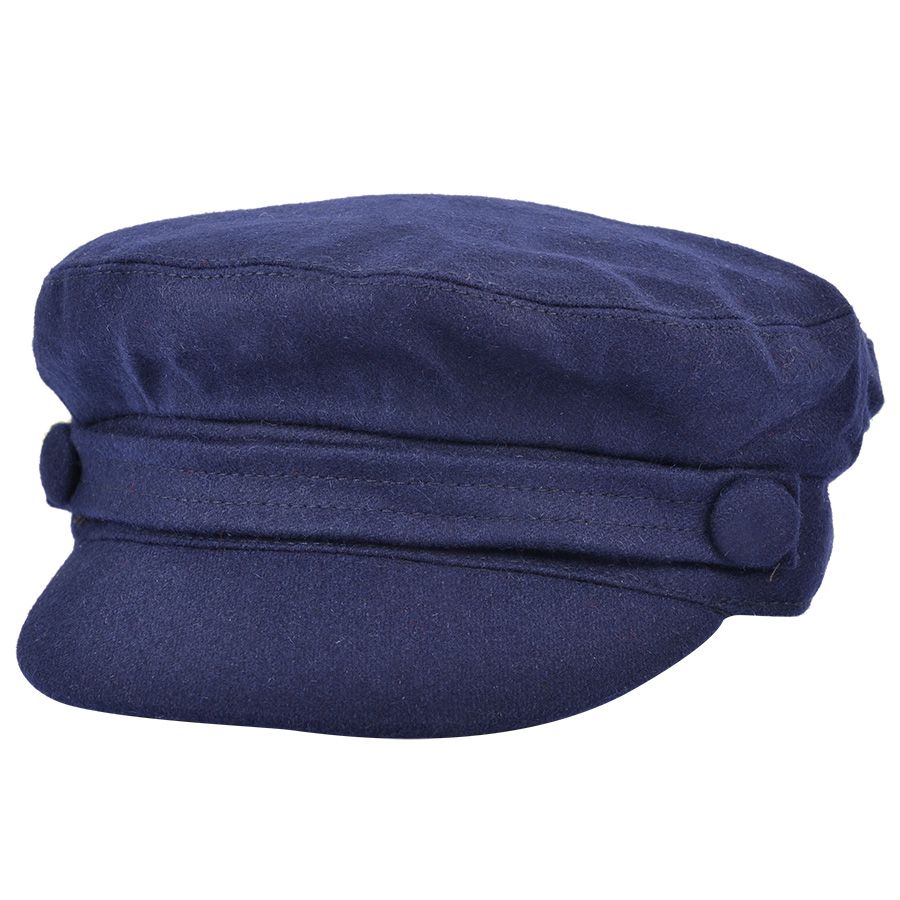 G&H Wool Felt Breton Fisherman Fiddler Cap