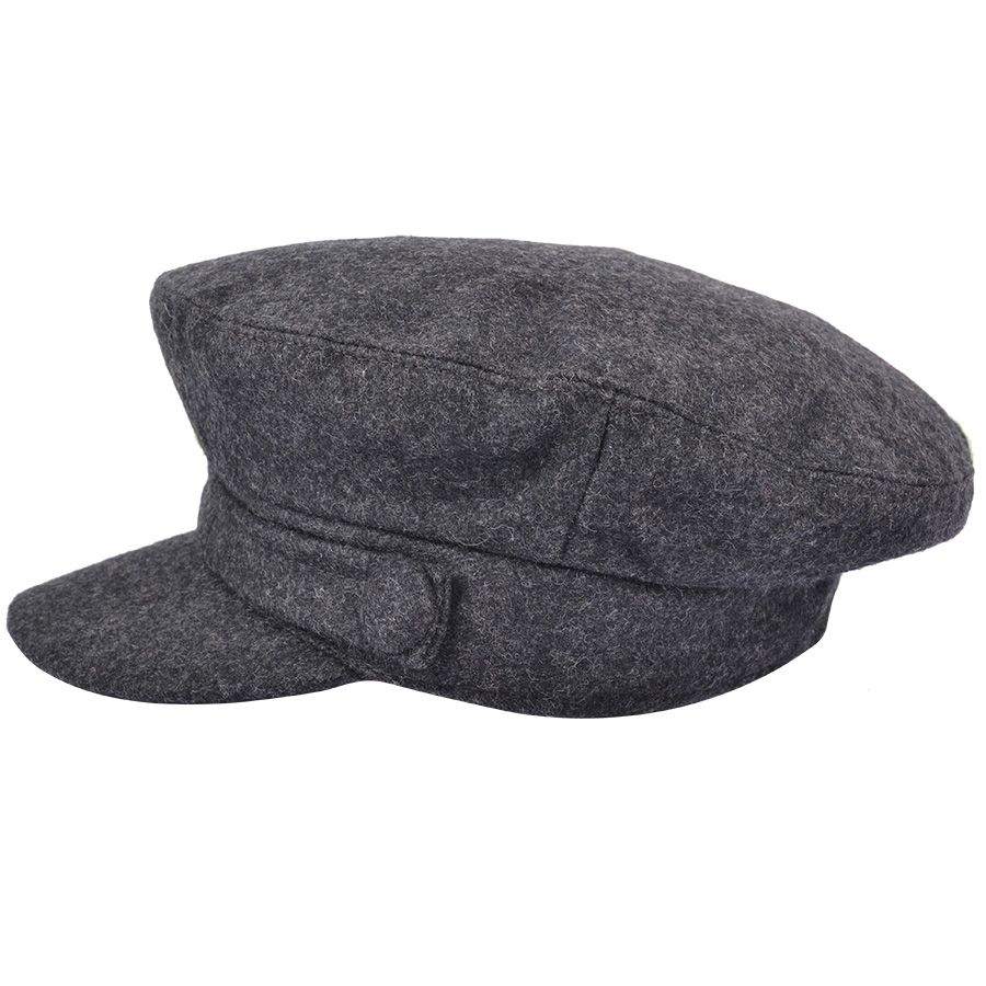 G&H Wool Felt Breton Fisherman Fiddler Cap