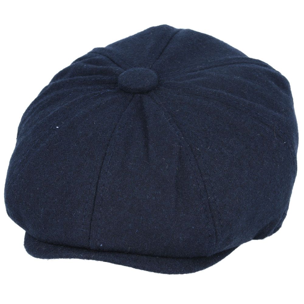 Maz 8 Panel Newsboy Cap With Elastic At The Back