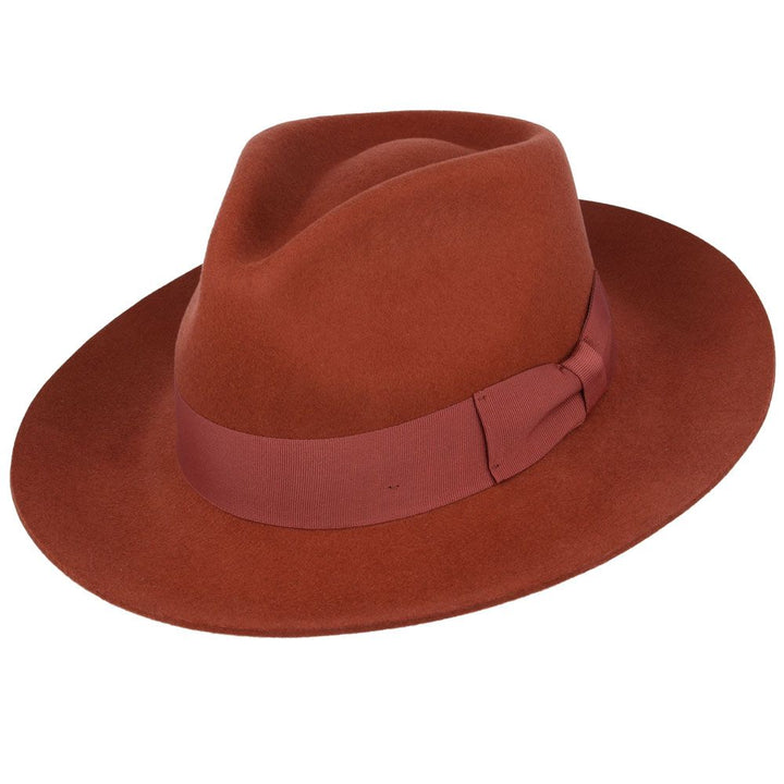 Bullantic - Gladwin Bond Grace Snap-Brim Wool Fedora Hat