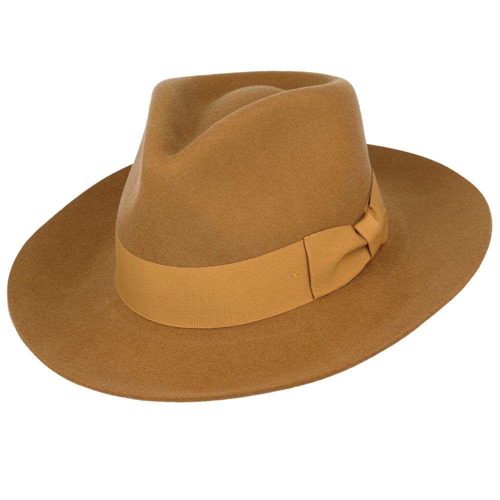 Bullantic - Gladwin Bond Grace Snap-Brim Wool Fedora Hat