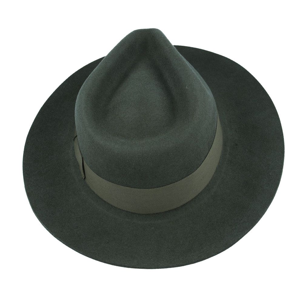 Bullantic - Premium Gladwin Bond Grace Snap-Brim Wool Fedora Hat