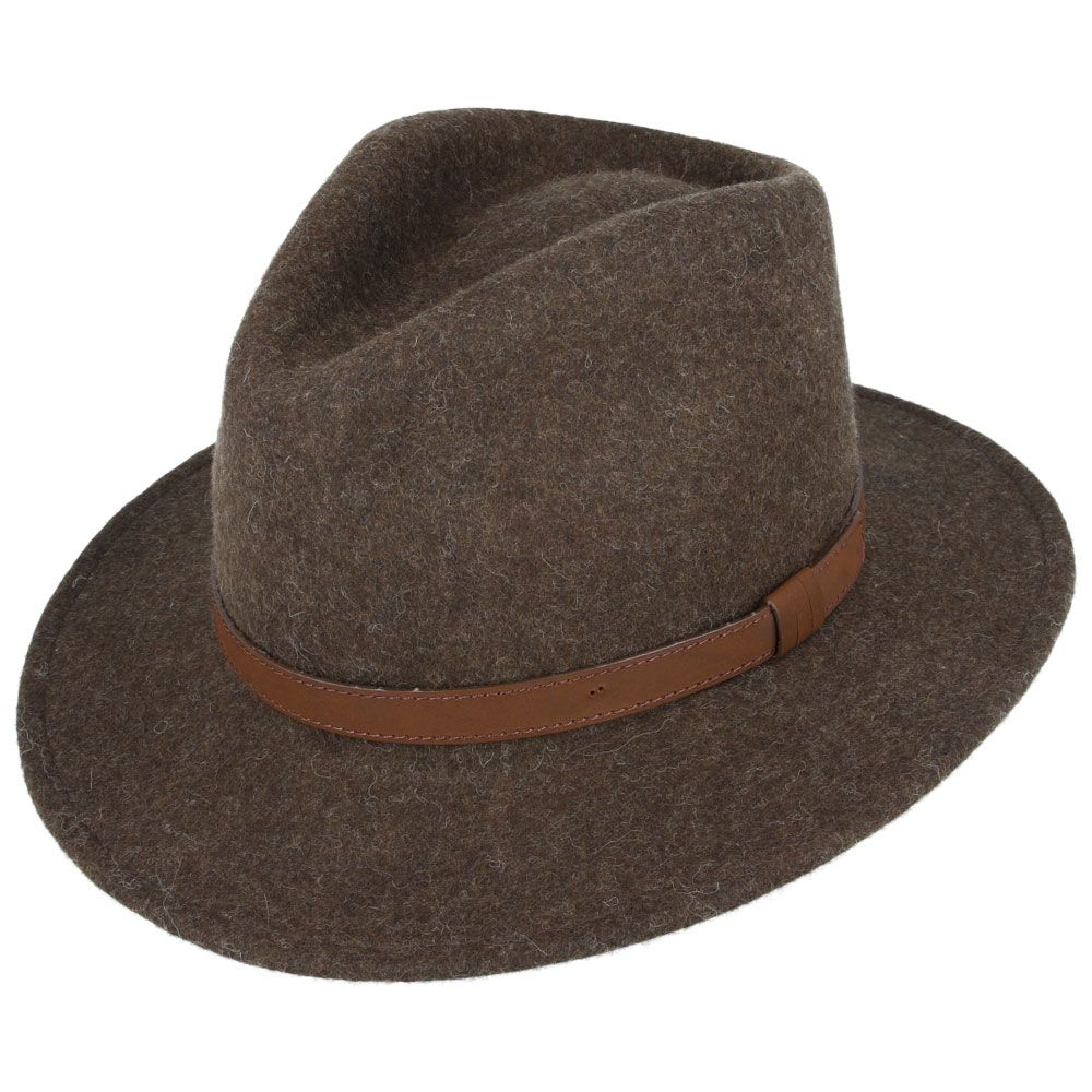 Bullantic Maz Wool Felt Fedora Hat