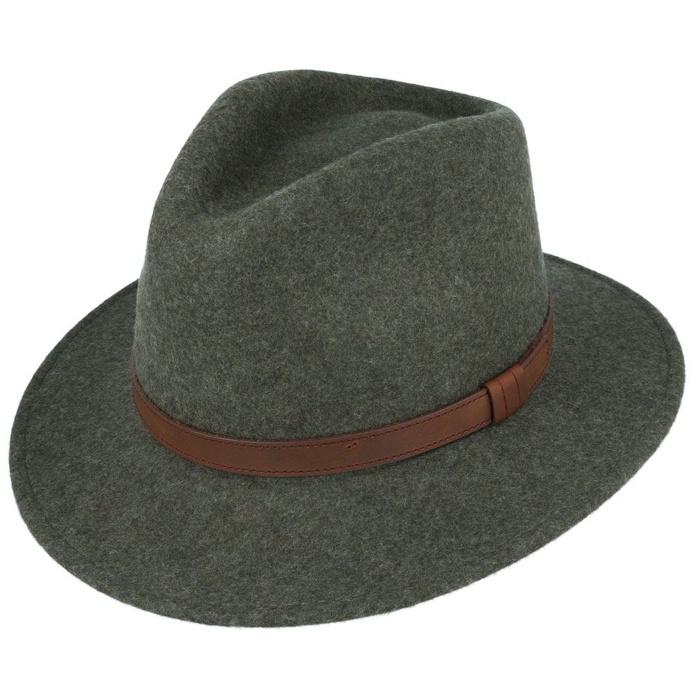 Bullantic Maz Wool Felt Fedora Hat